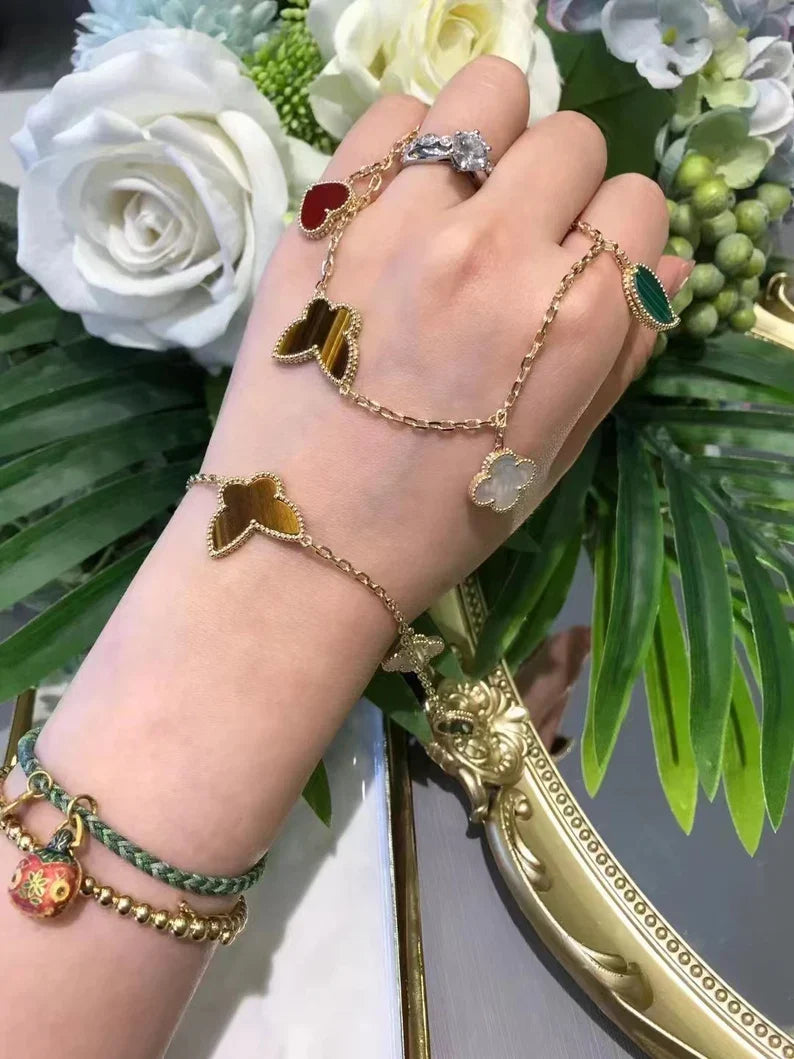 Pulseira Alhambra Heart and Butterfly