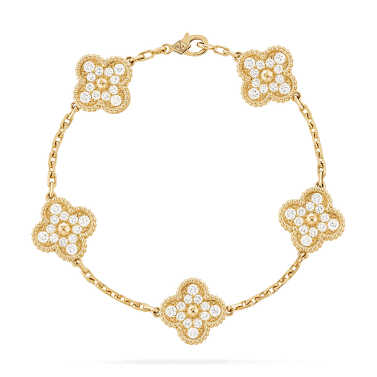 Pulseira Vintage Alhambra 5 Trevos