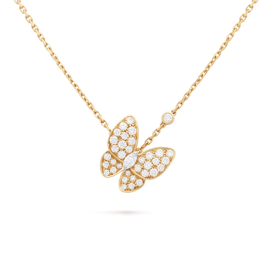 Colar Two Butterfly